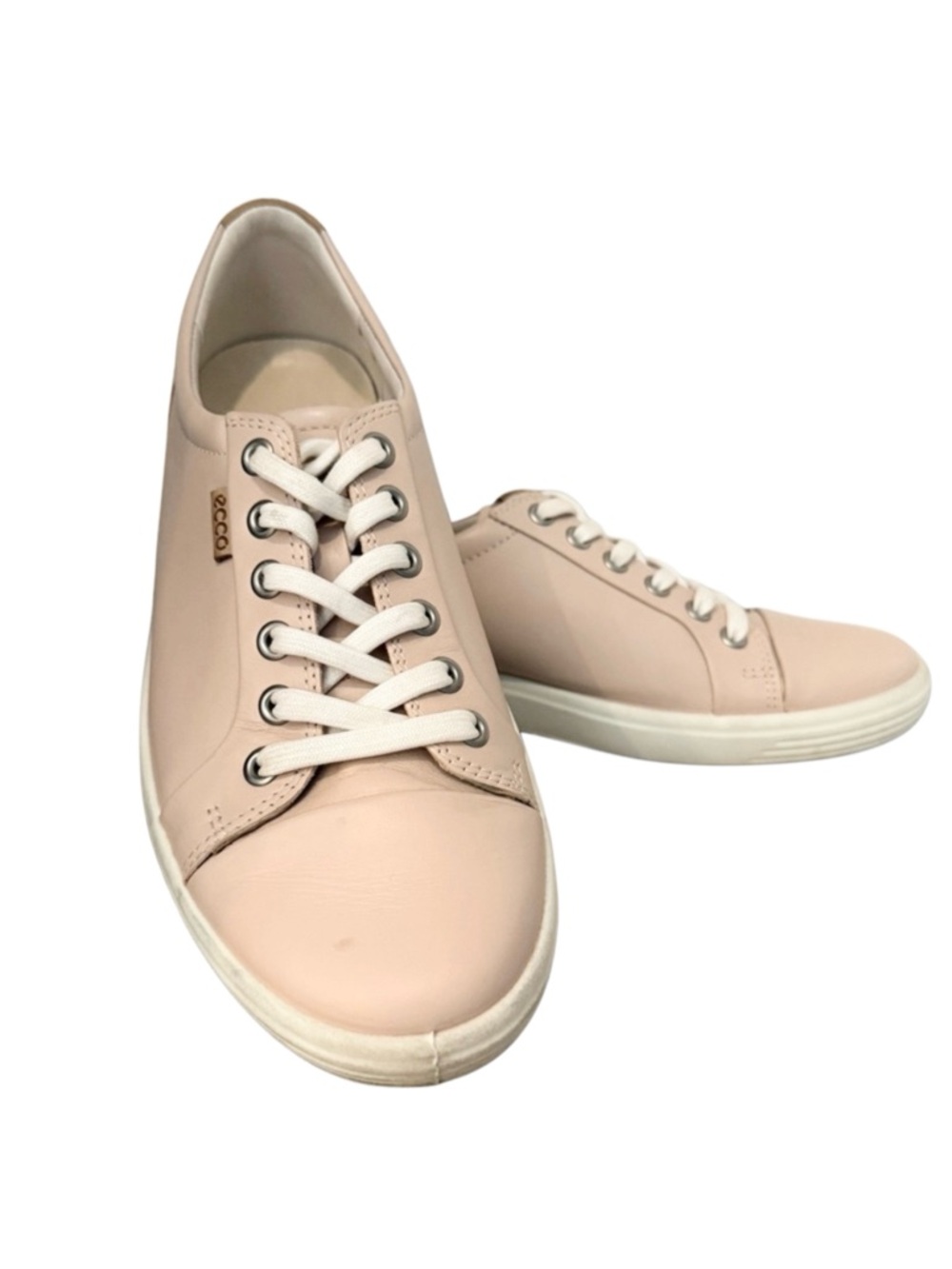 ECCO Women's Soft 7 Sneakers Leather, Blush Pink, Size 8.5 (EU 39)